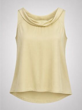 The Limited Sleeveless Cowl Neck Top - Pale Yellow